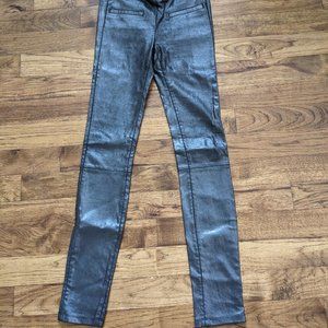 Milly Faux Leather black size 2 pants